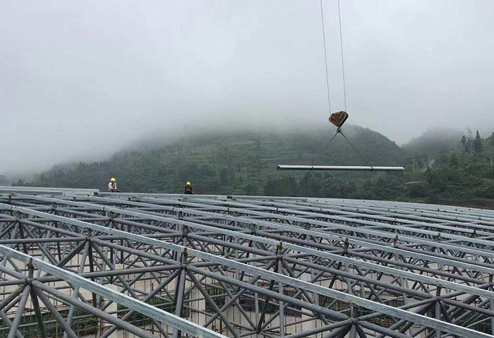 双流县网架施工
